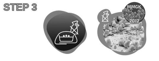 Step 3 in magic mushroom growing